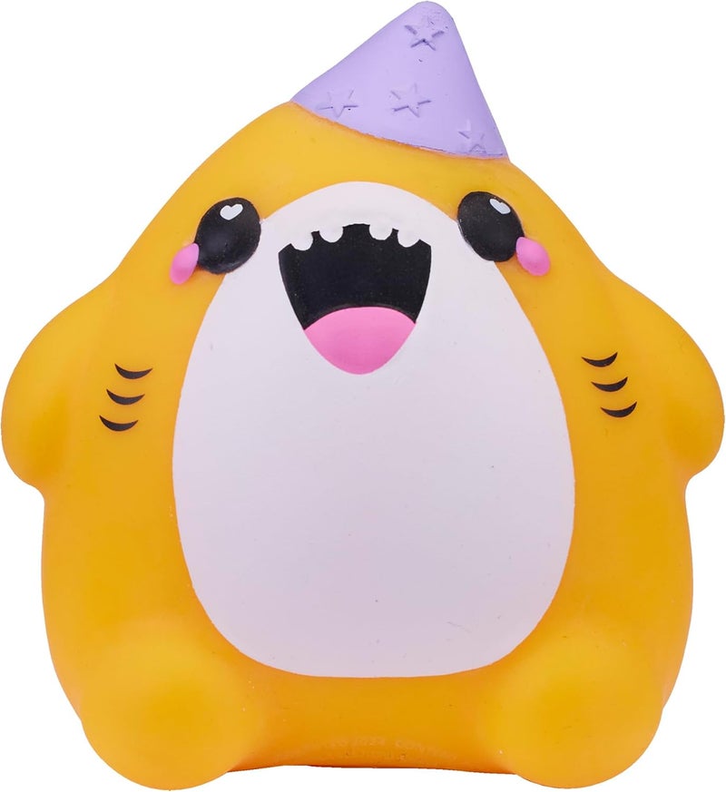 Smooshzees Cutezees Finn, Yellow Shark, Collectable Characters, Supersoft, Cuddly and Squishy! - Image 2